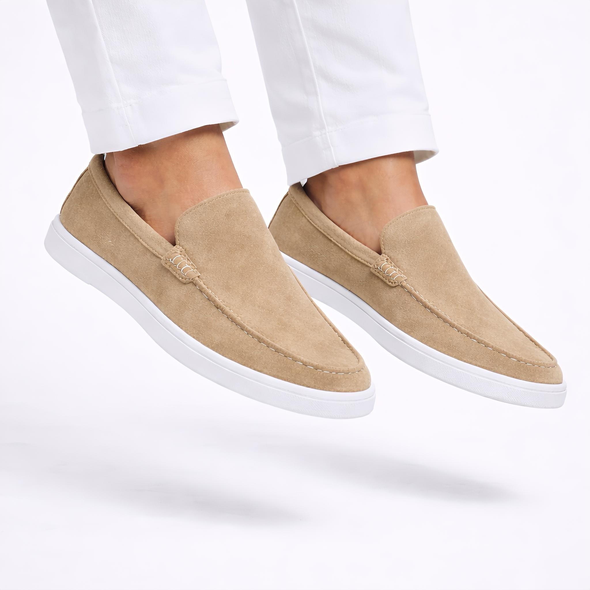Suede Loafer Dune Suede- 100% Pure Suede Leather
