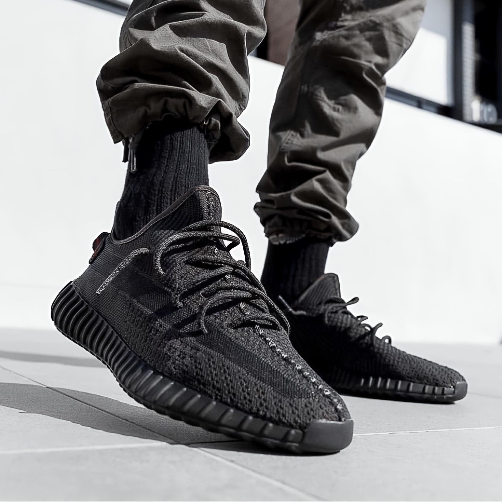 Yeezzy 350 v2 (Black Reflective) Premium 1:1 UA Batch