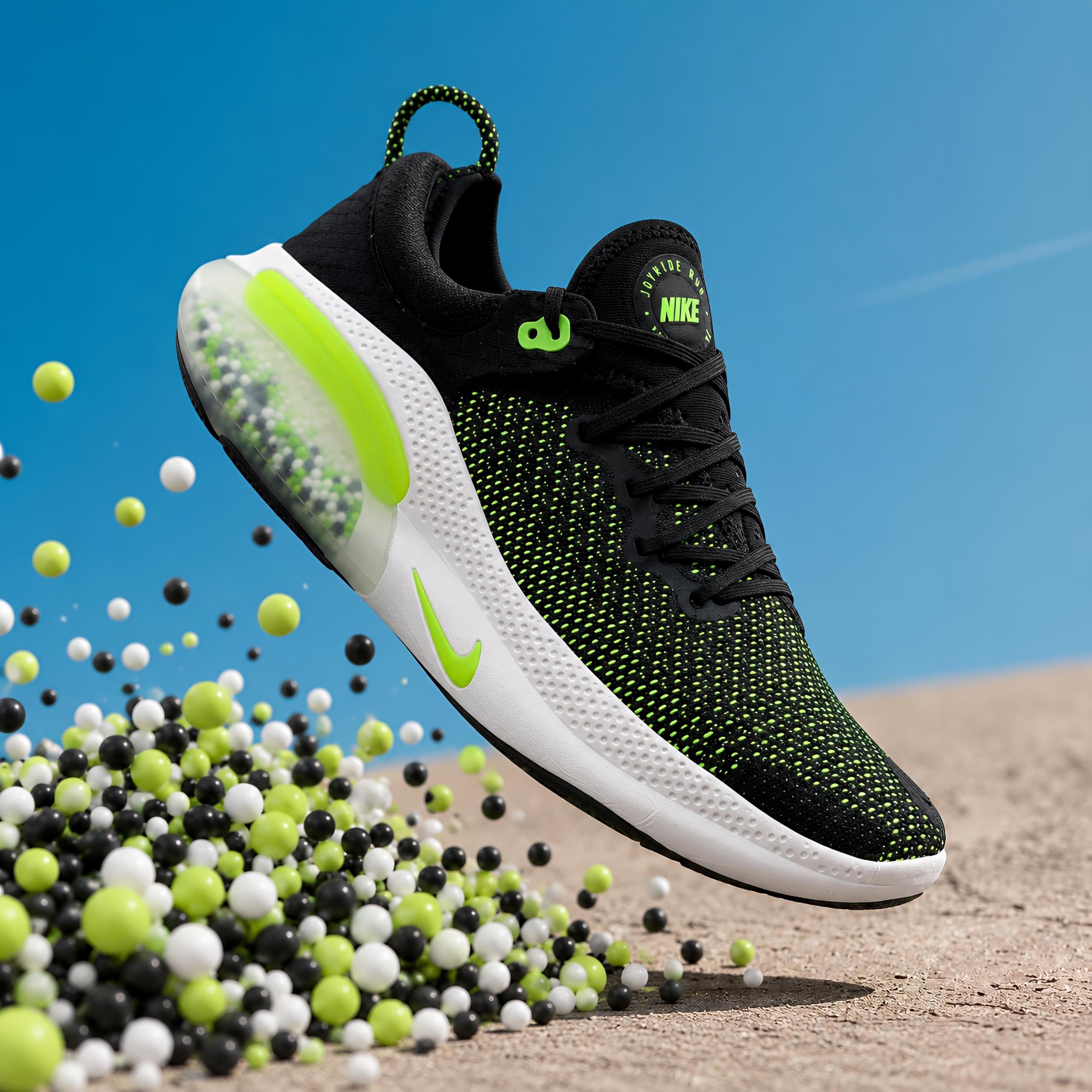 Joyriide Runn Flykniit (Black Neon)