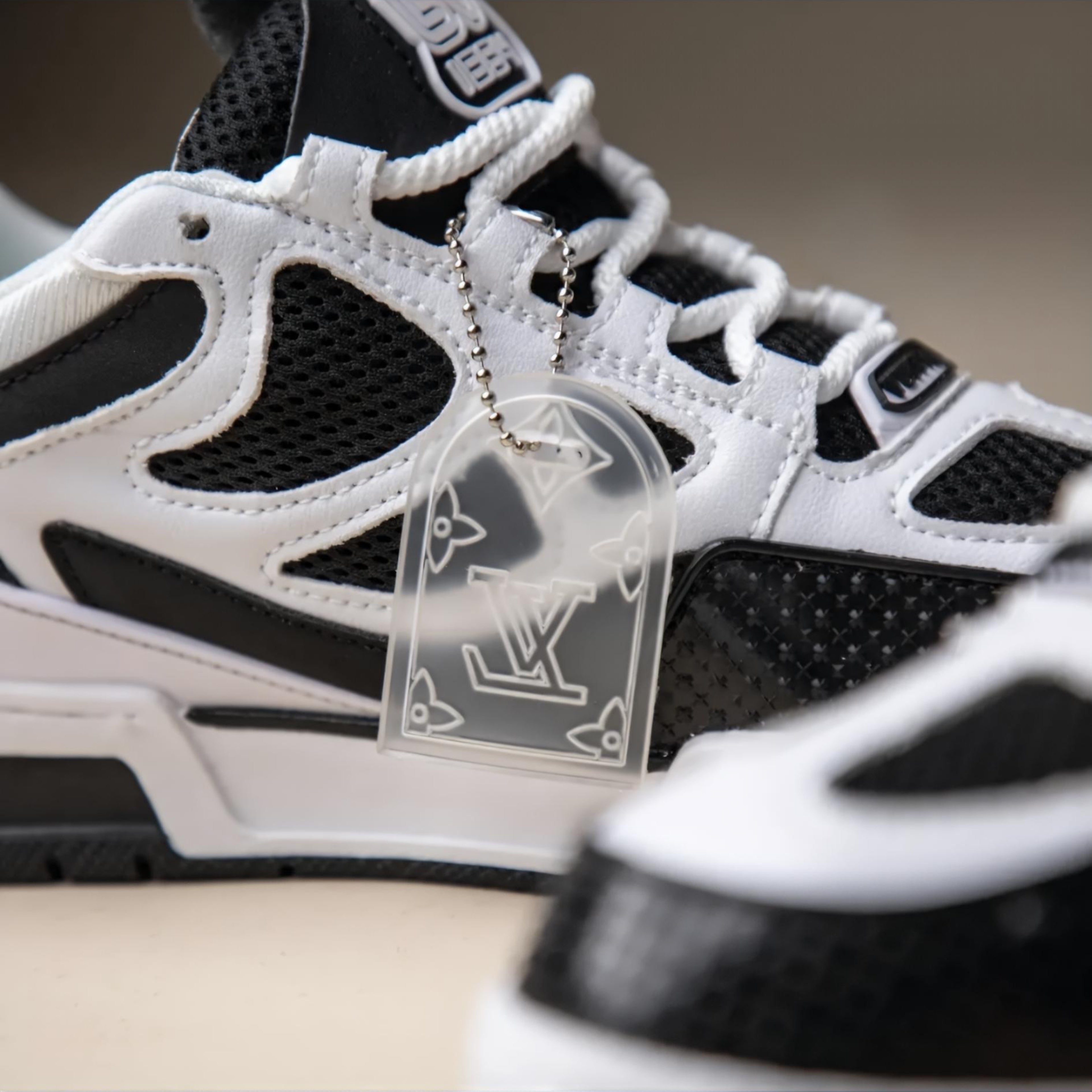 Lo-Vi Skate Sneakers (White Black) Premium Batch