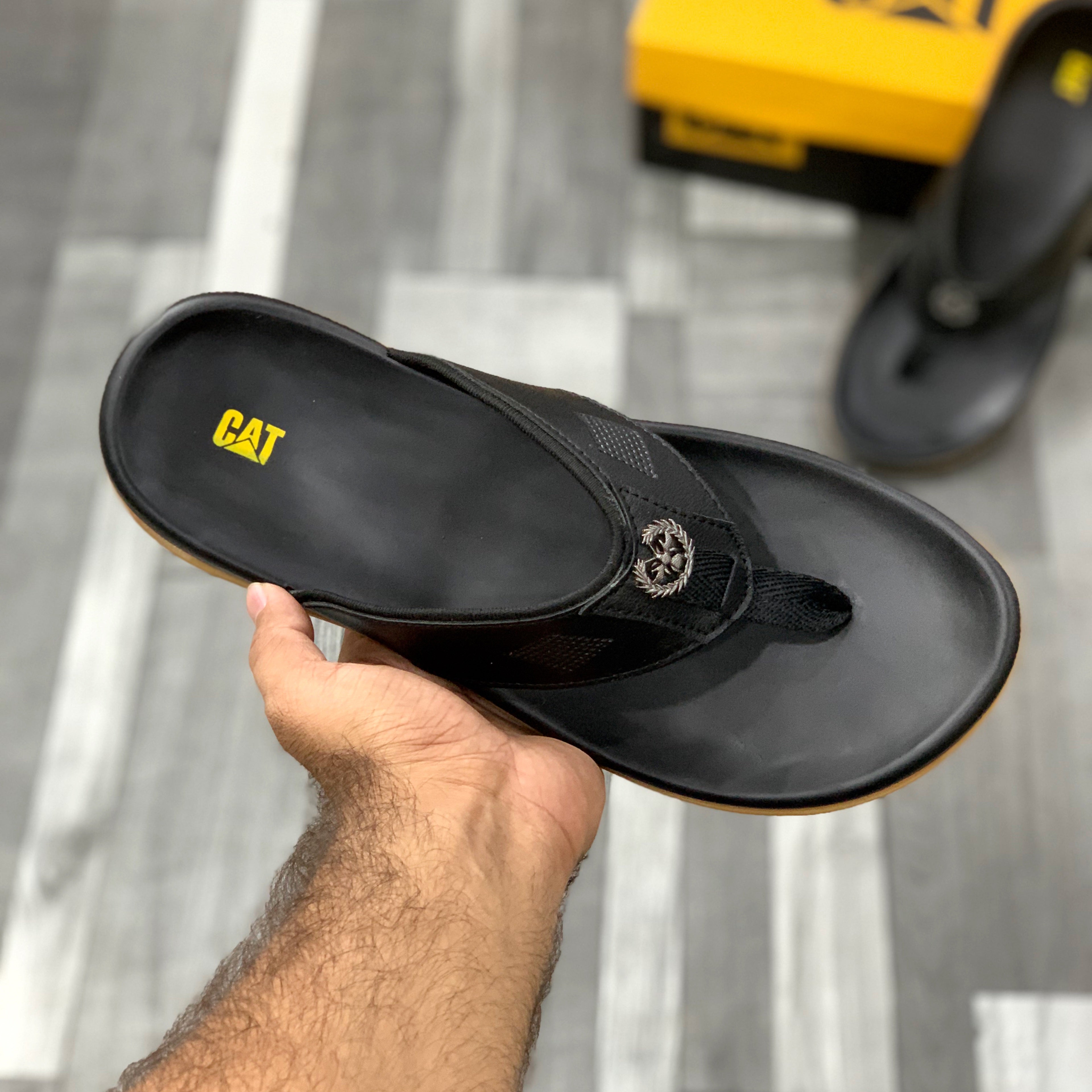 C.A.T Badge Soft Slides (Black)