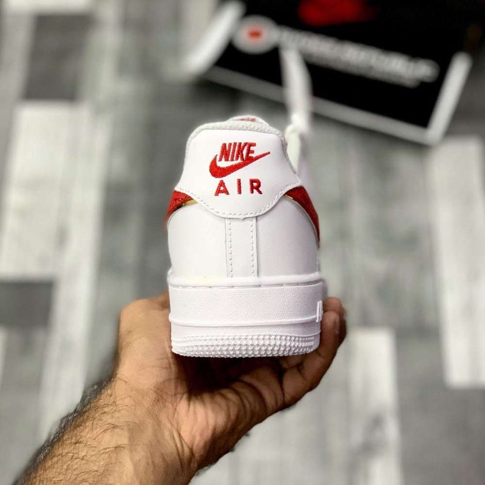 AF-1 Custom Lo-Vi Rope (Red) | Custom Style with Rope Laces - ShoesRepublic