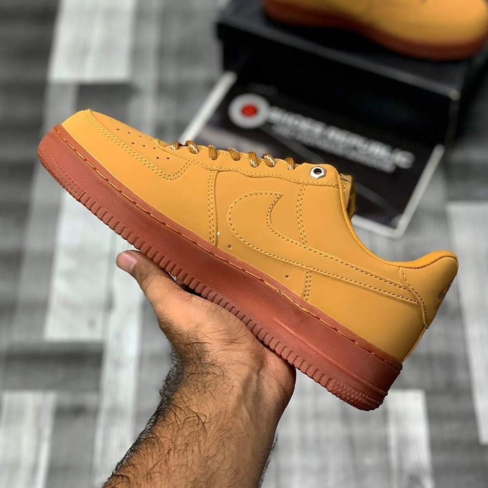 AF-1 Flax - Premium Suede Fall Shoes - ShoesRepublic