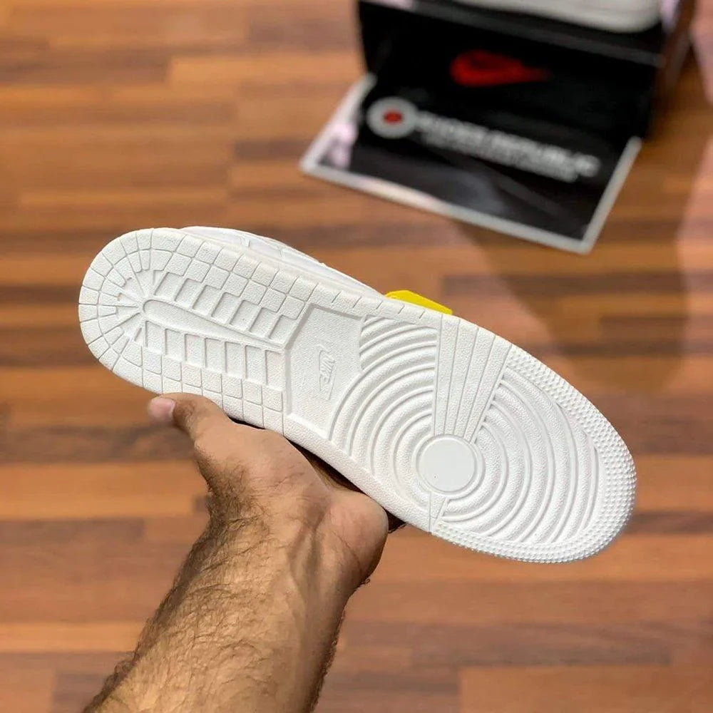 AJ-1 High All White - Men's Classic Sneakers - ShoesRepublic