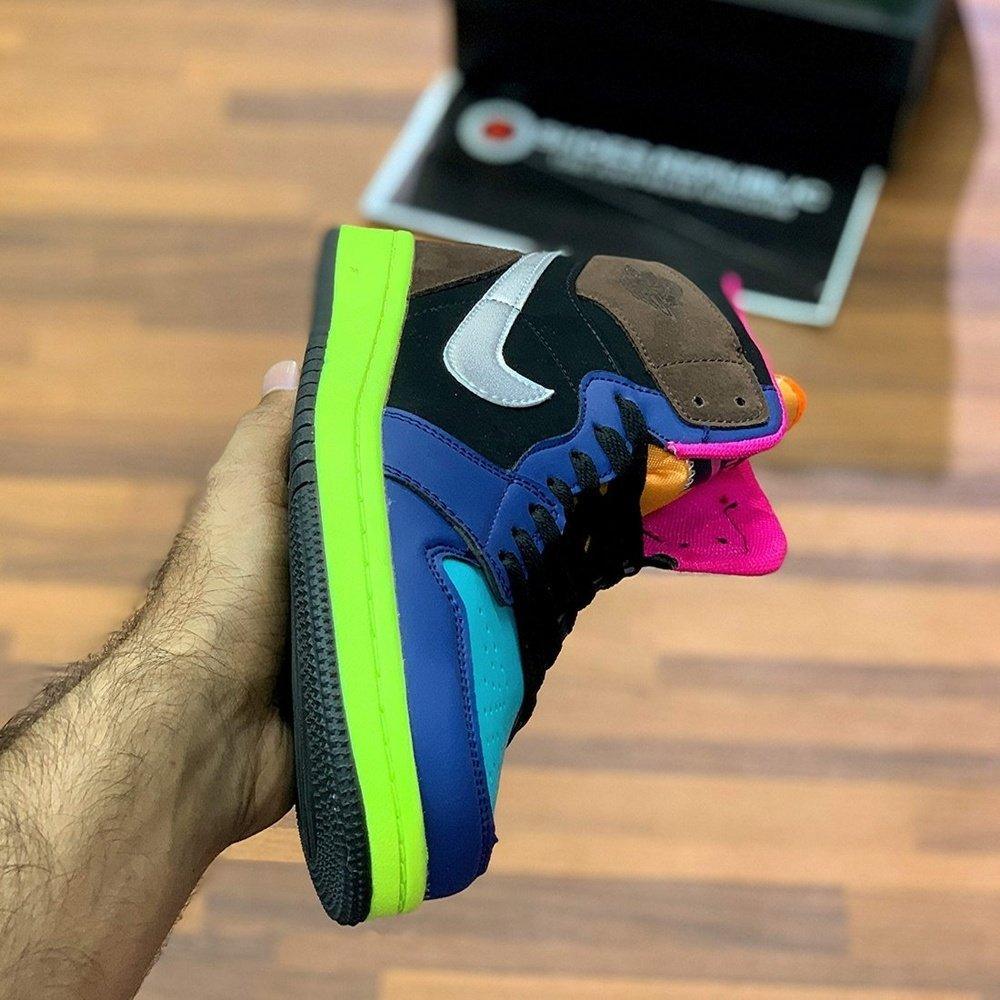 AJ-1 High Bio Hack - Multicolor Sneakers - ShoesRepublic