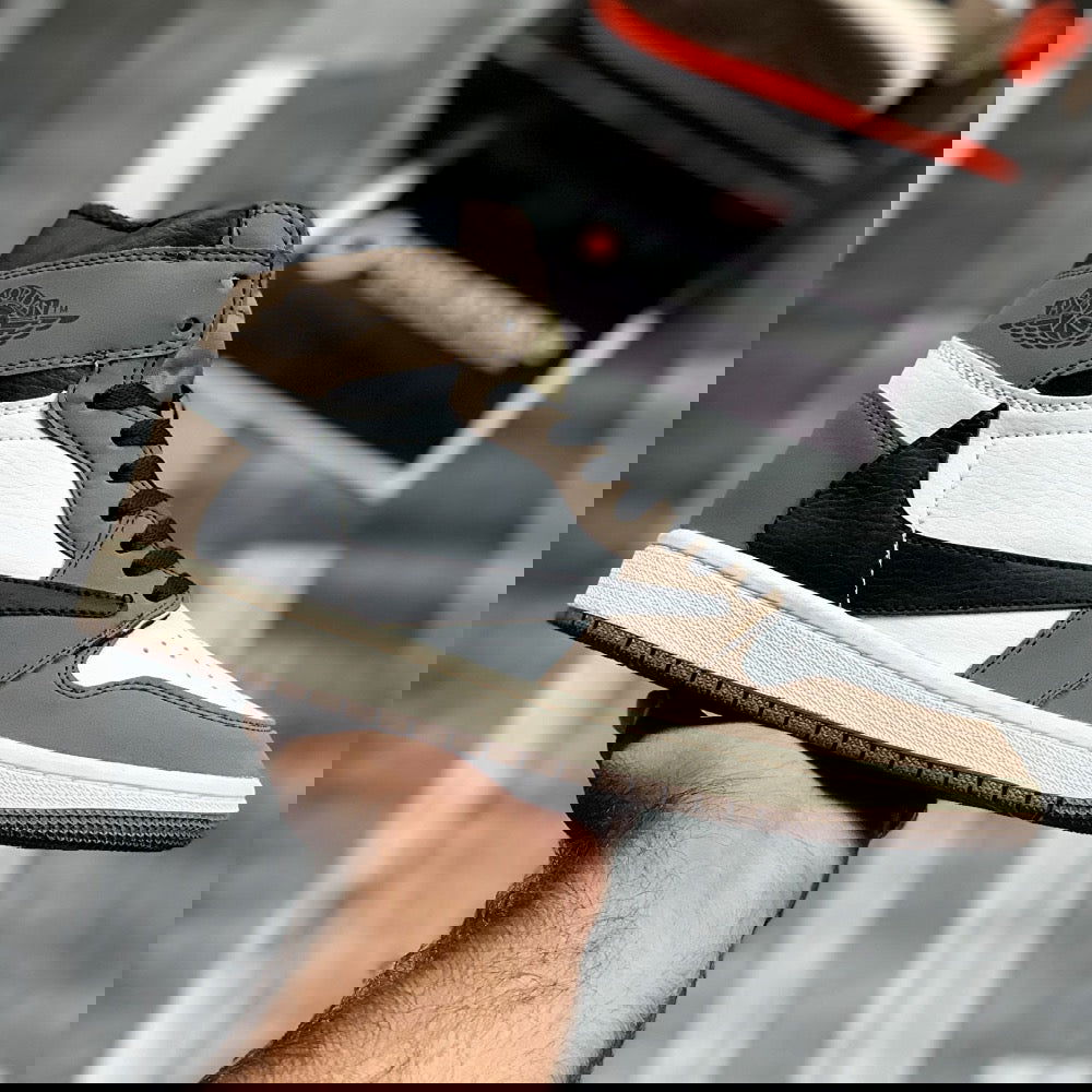 AJ-1 High Traviis (Mocha) - ShoesRepublic