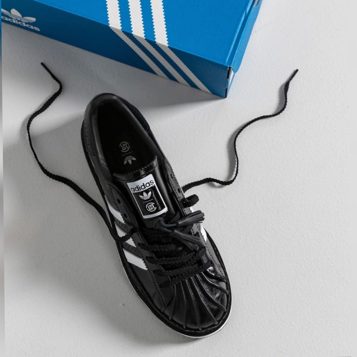 Adi Superstar CLOT by Edison Chen (Triple Black) 1:1 Batch - ShoesRepublic