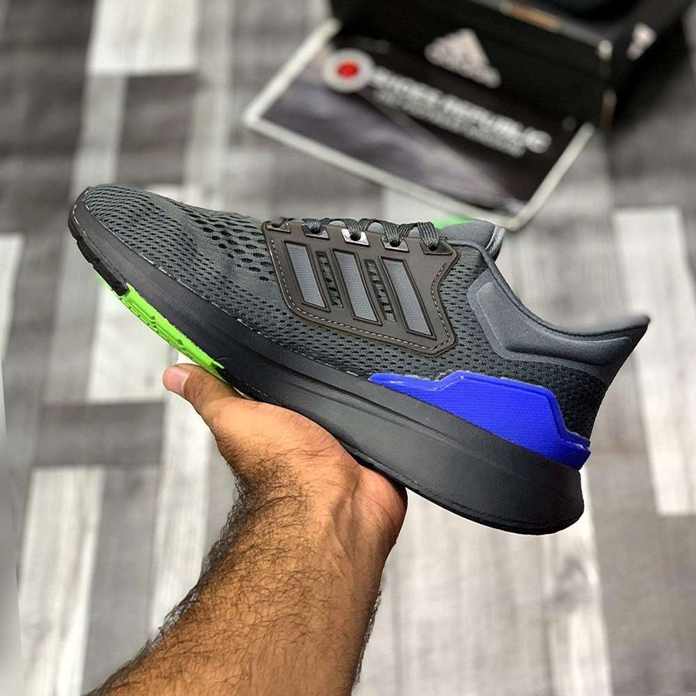Adii Ulltrabouncce Running (Charcoal-Neon) - ShoesRepublic