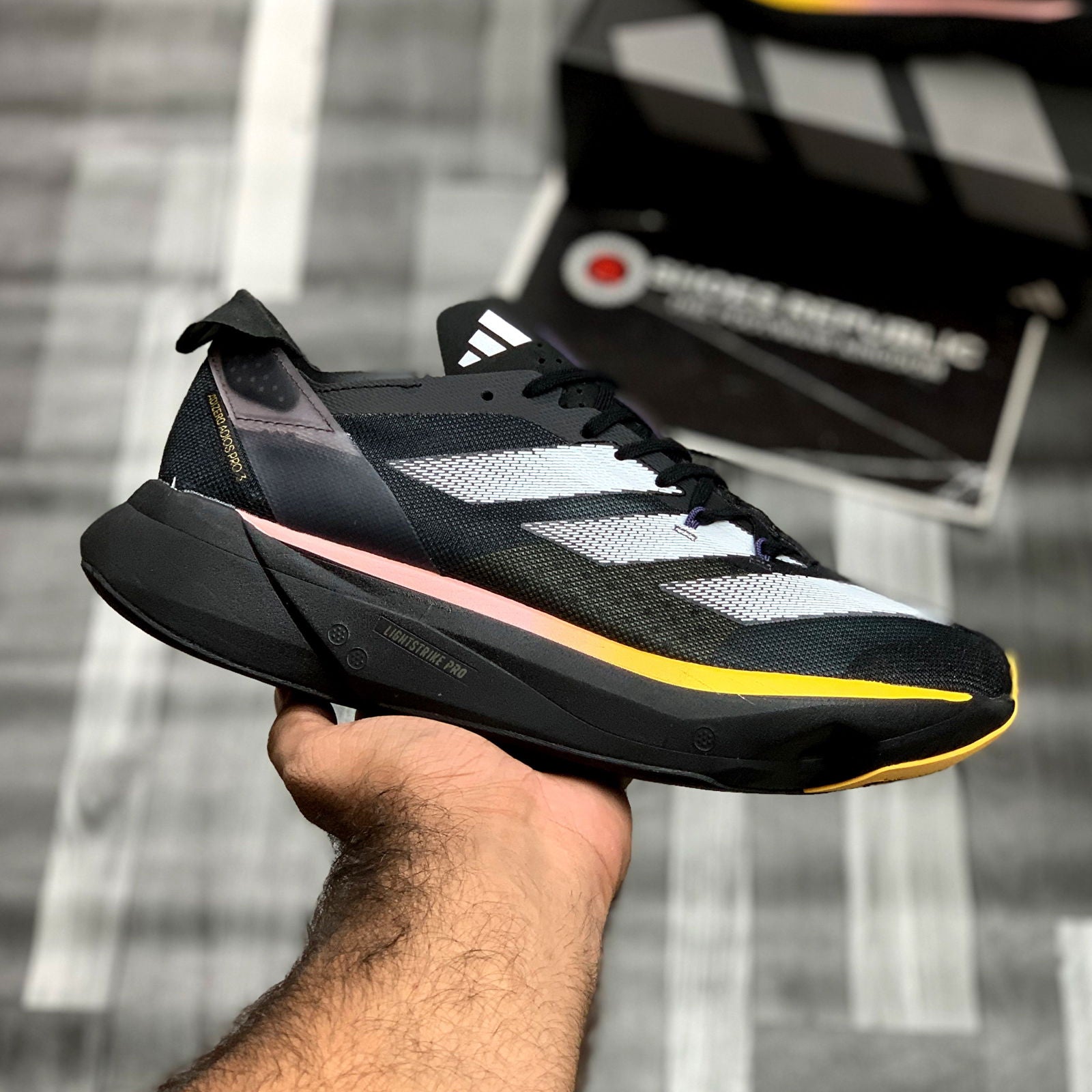 Adiizero Adios Pro 3 (Black) Ultra lightweight Premium Batch - ShoesRepublic