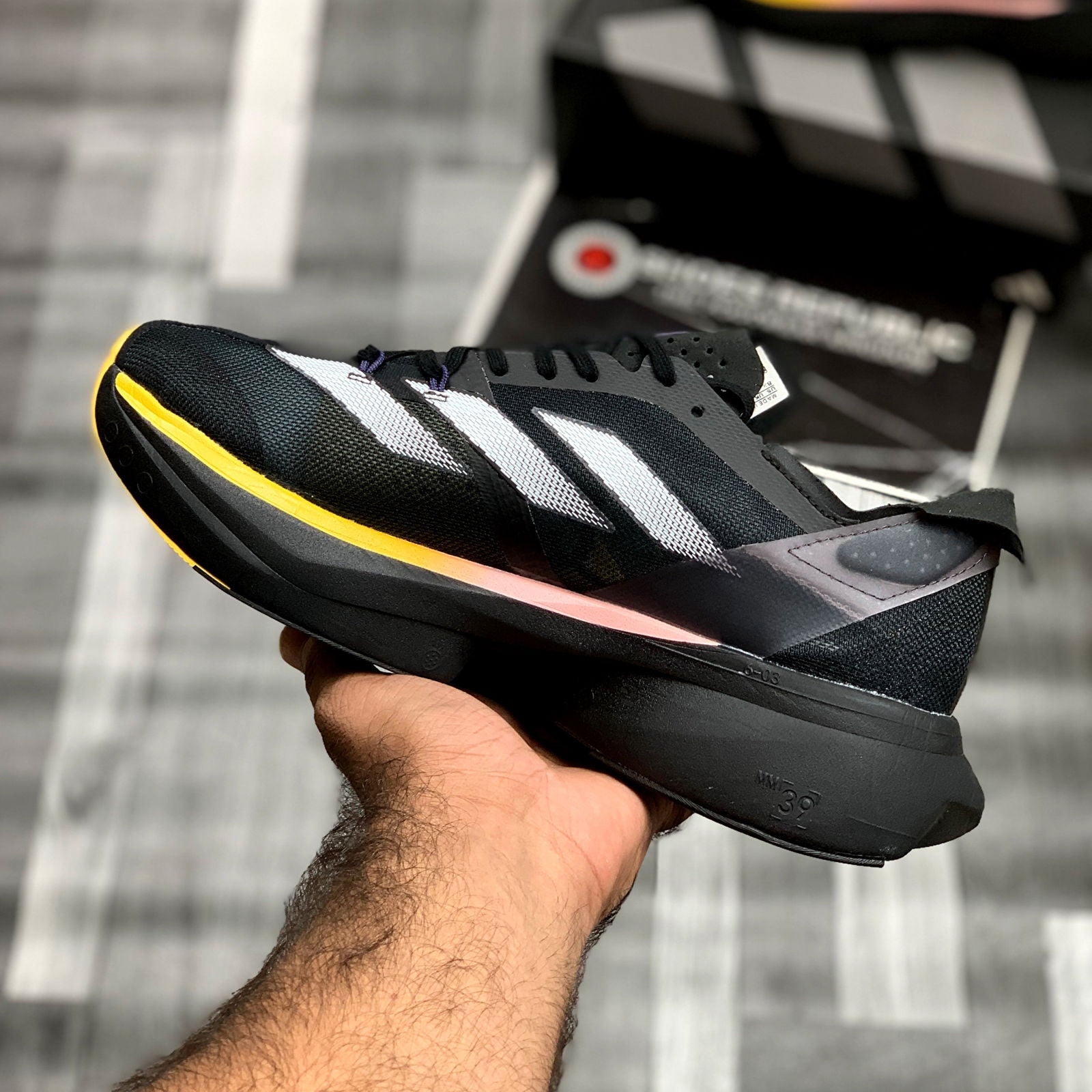 Adiizero Adios Pro 3 (Black) Ultra lightweight Premium Batch - ShoesRepublic