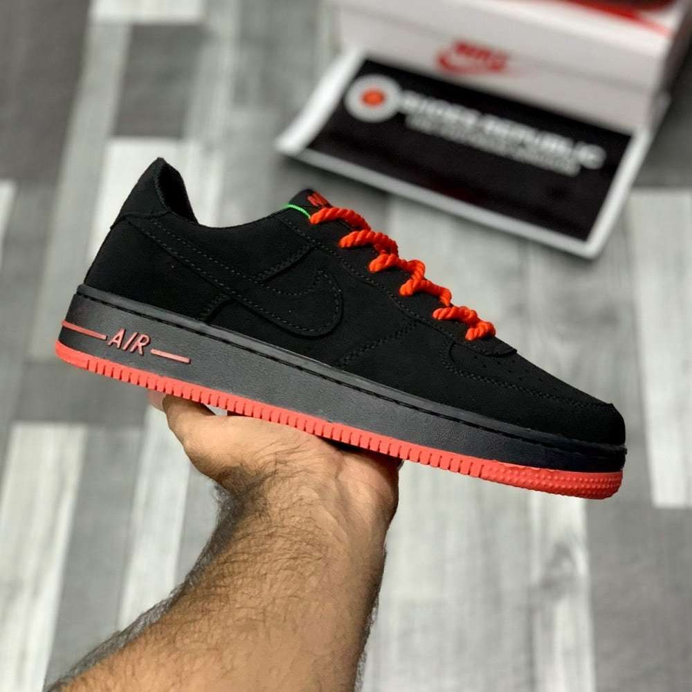 Air Force 1 Red Rope Laces | Bold Statement Sneaker - ShoesRepublic