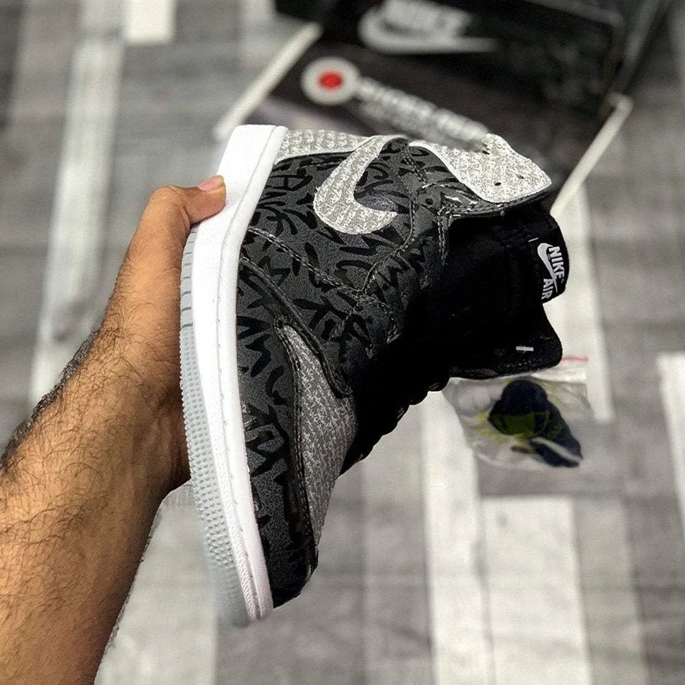 Aj-1 highttops (Rebelliionaiire) Dot Perfect Verison - ShoesRepublic