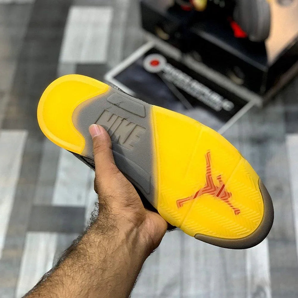 Aj-5 (x Offf-Whiitee) Premium Batch - ShoesRepublic