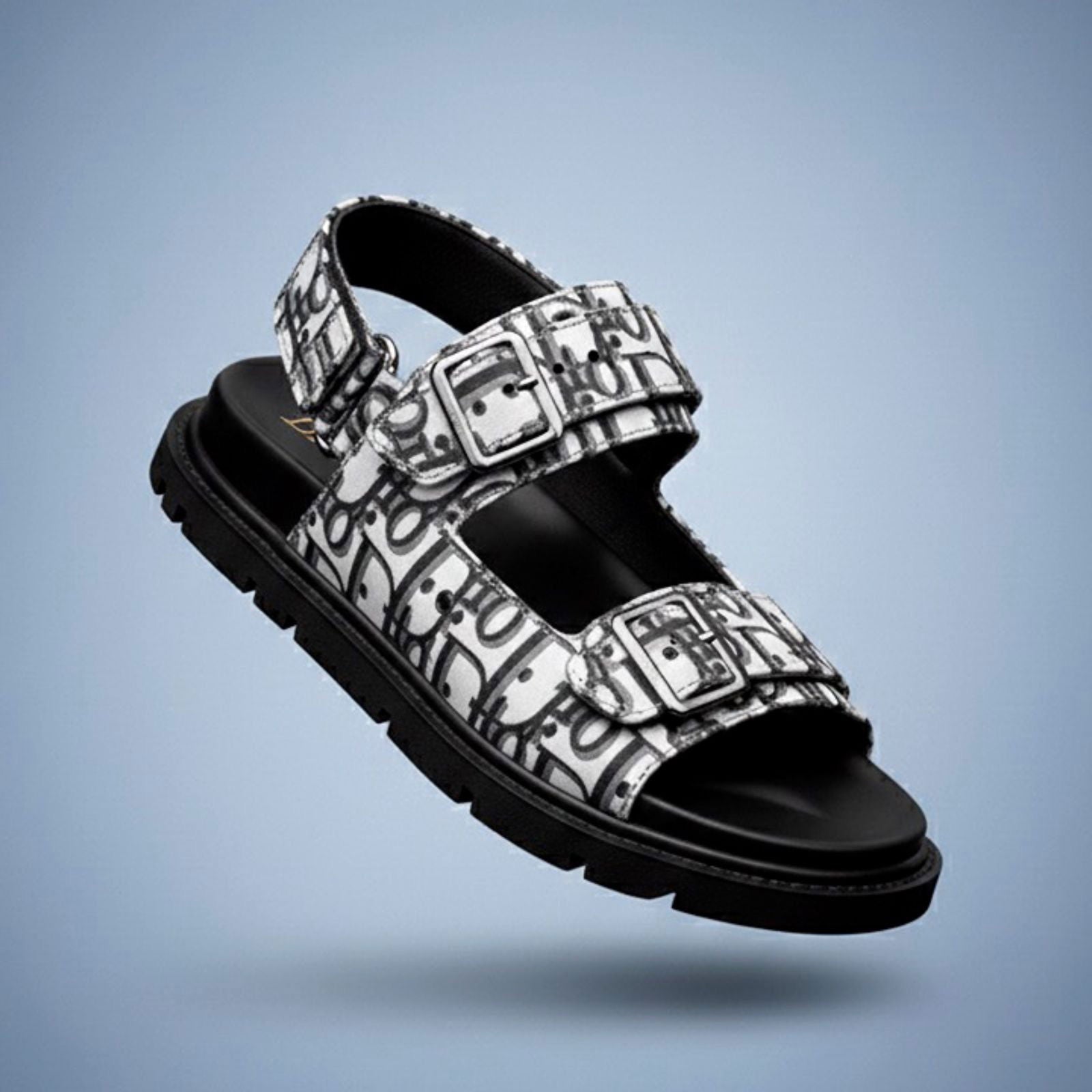 Aqua Obligue Sandals White - ShoesRepublic