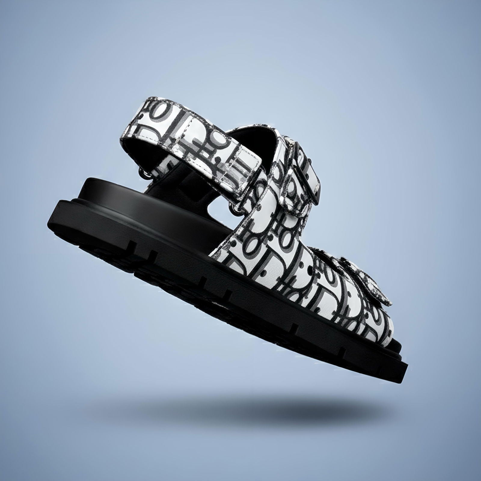 Aqua Obligue Sandals White - ShoesRepublic