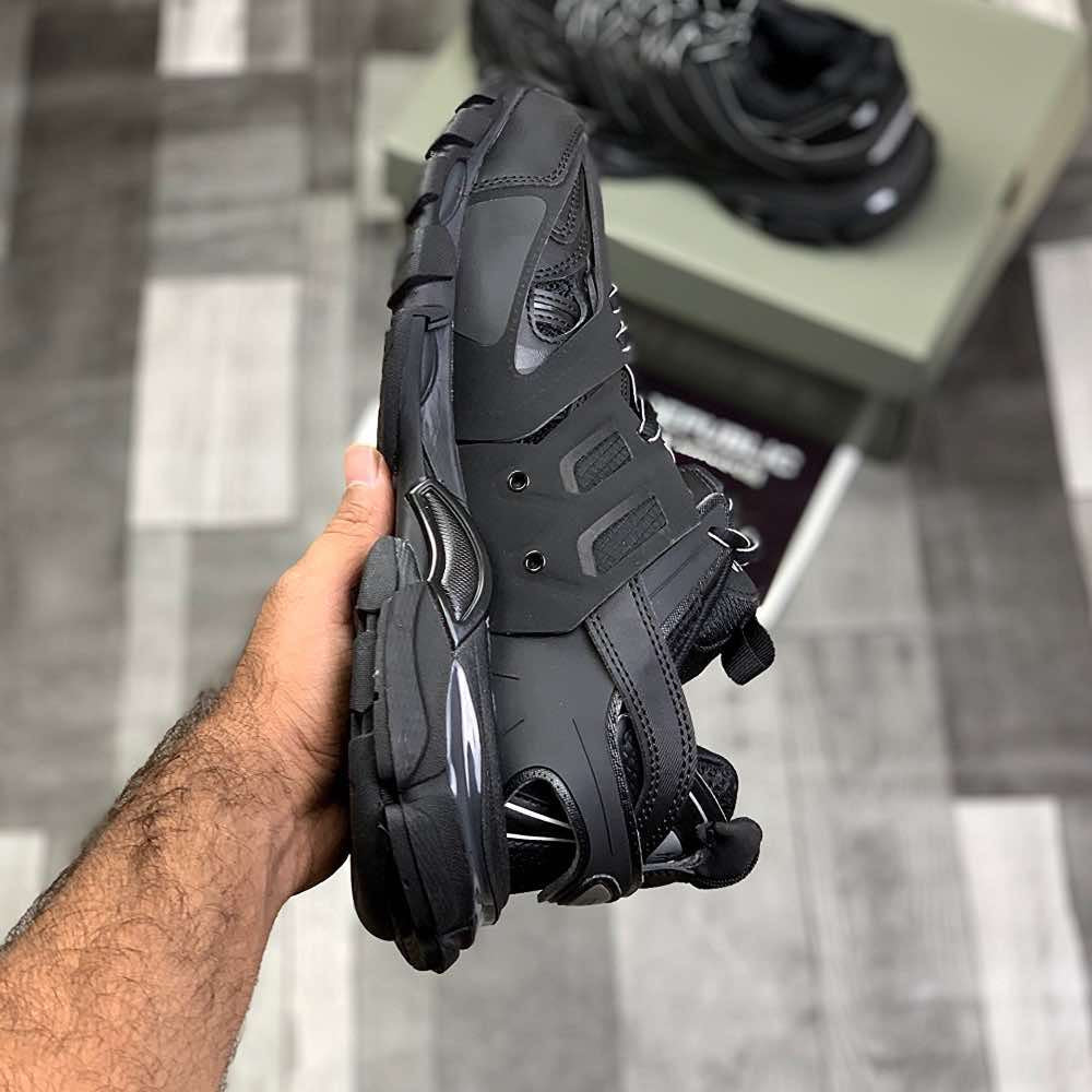 Ballenciiaga Trackk 1.0 (All Black)Top Premium Batch - ShoesRepublic