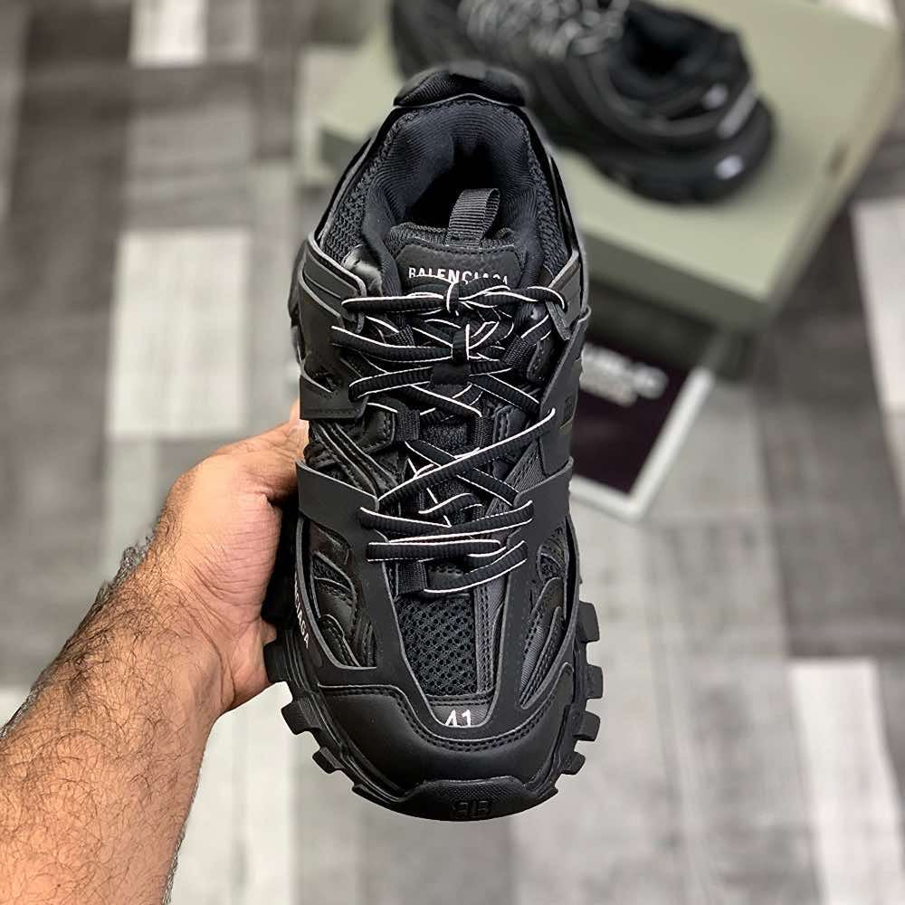 Ballenciiaga Trackk 1.0 (All Black)Top Premium Batch - ShoesRepublic