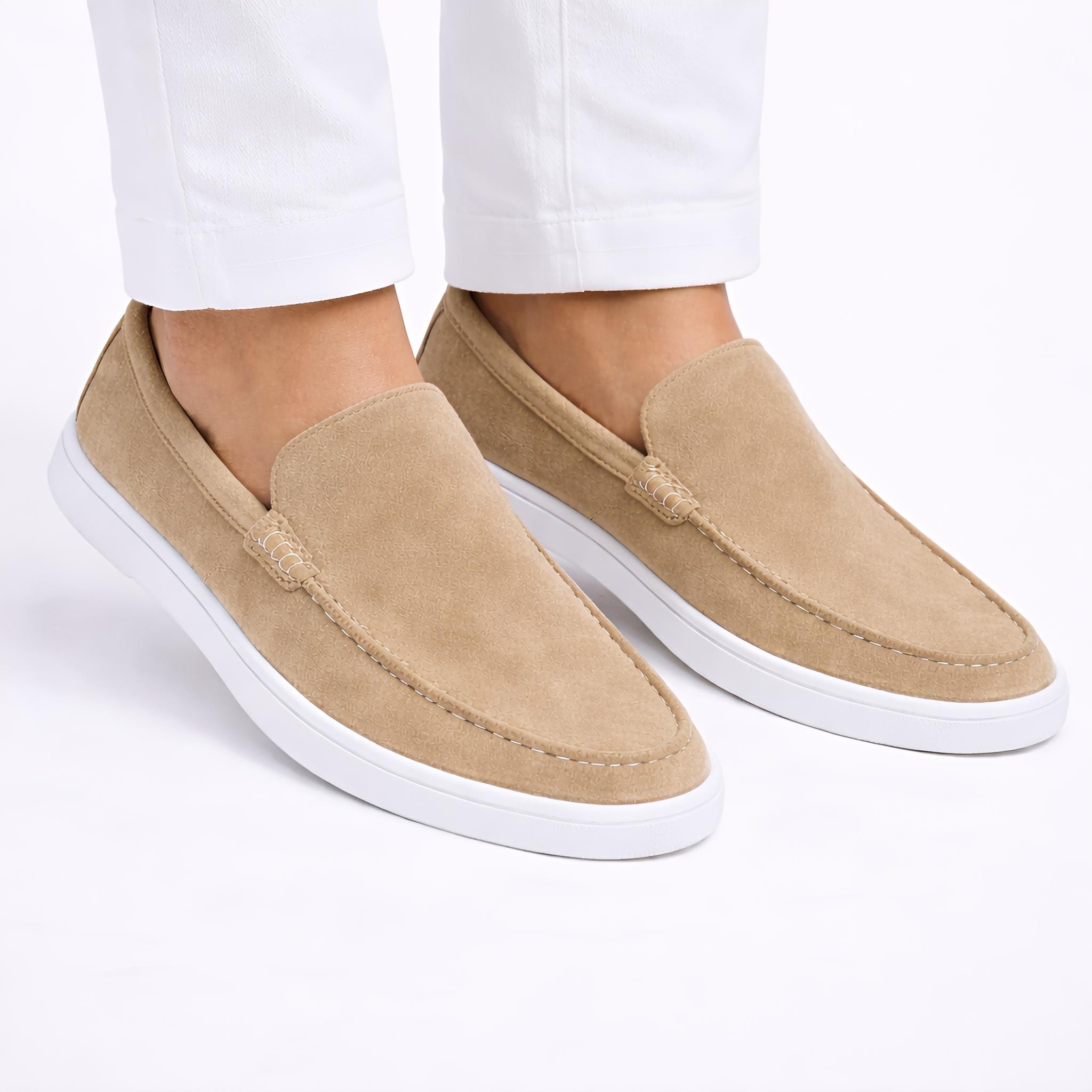 Suede Loafer Dune Suede- 100% Pure Suede Leather