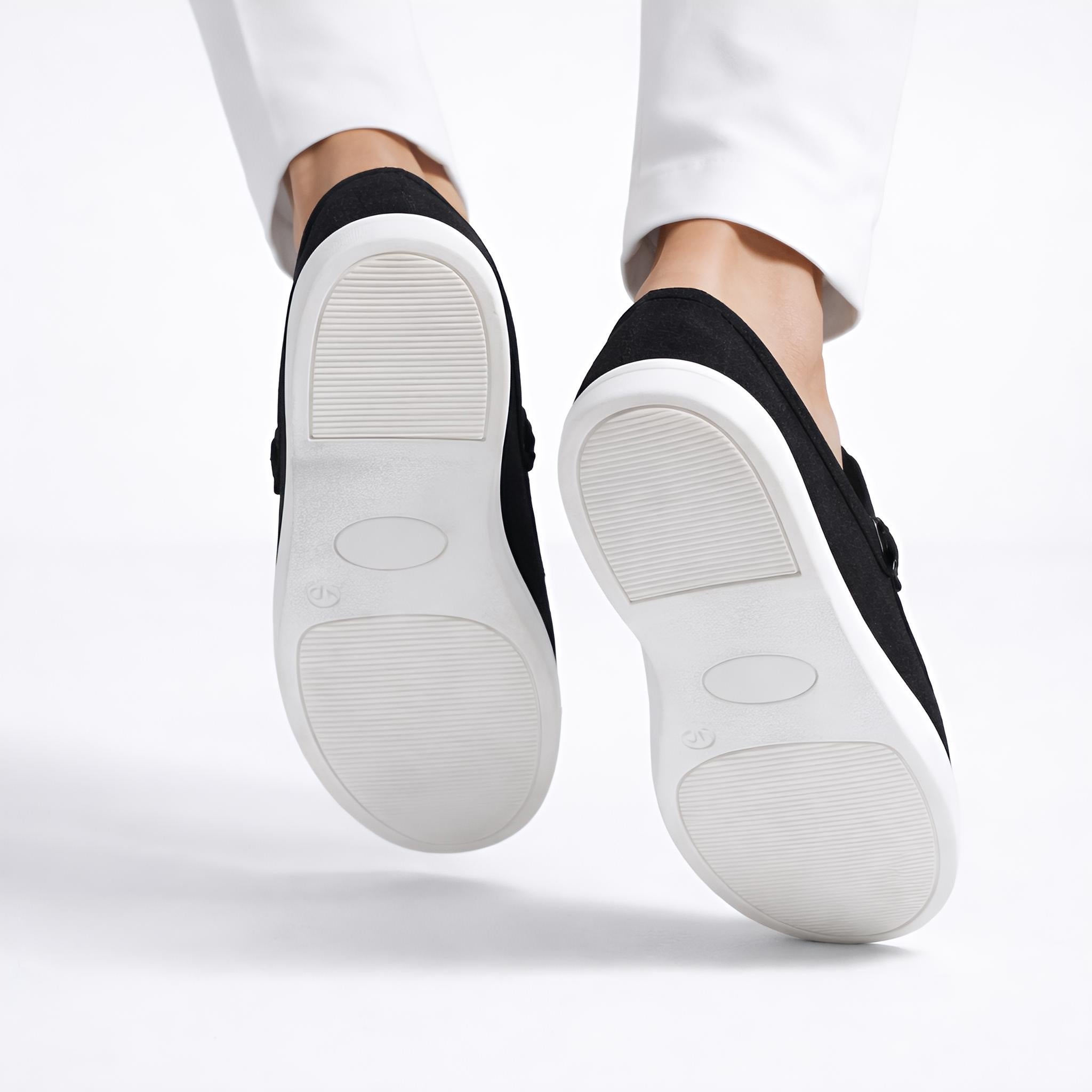 Suede Loafer Black- 100% Pure Suede Leather