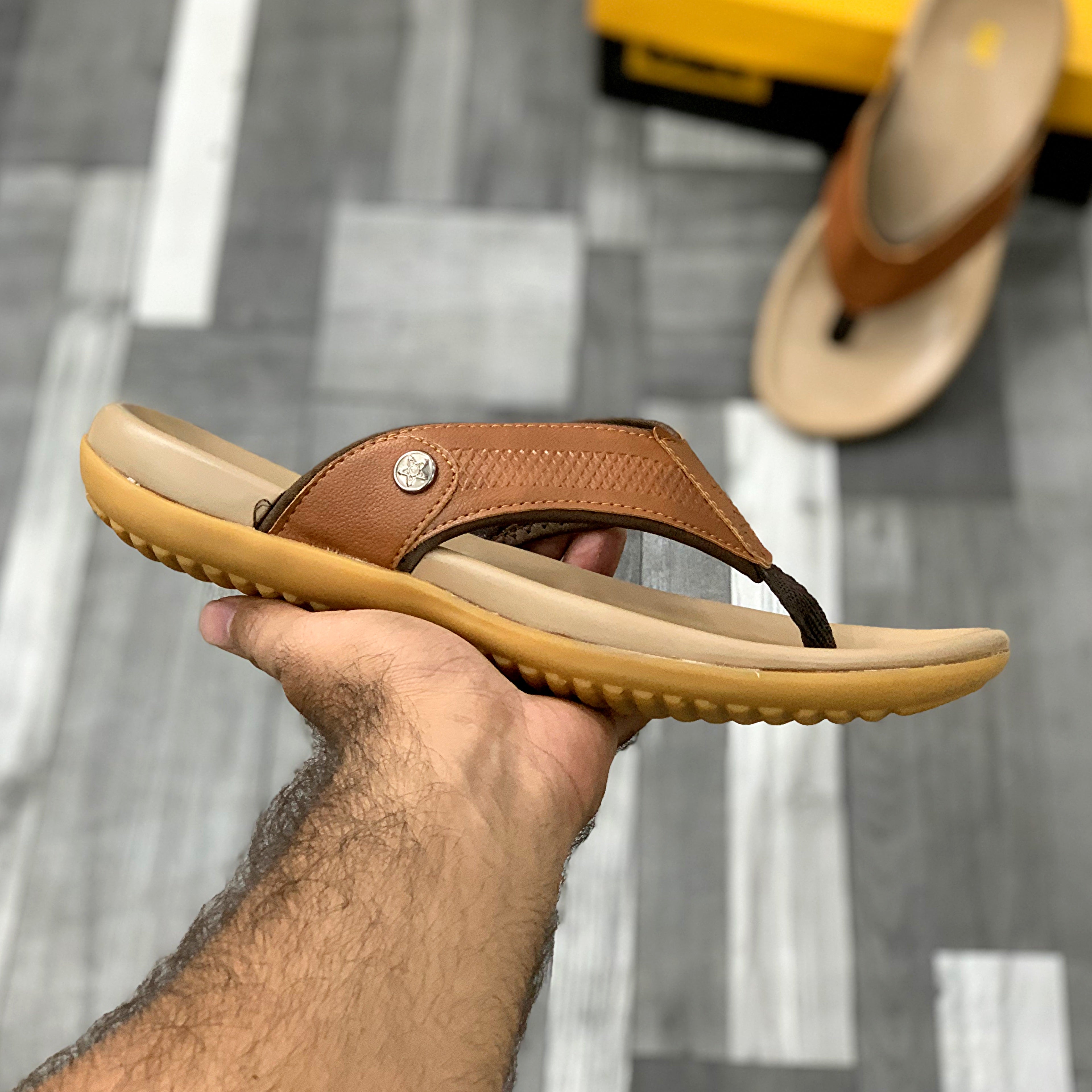 C.A.T Logo Soft Slides (Light Brown)