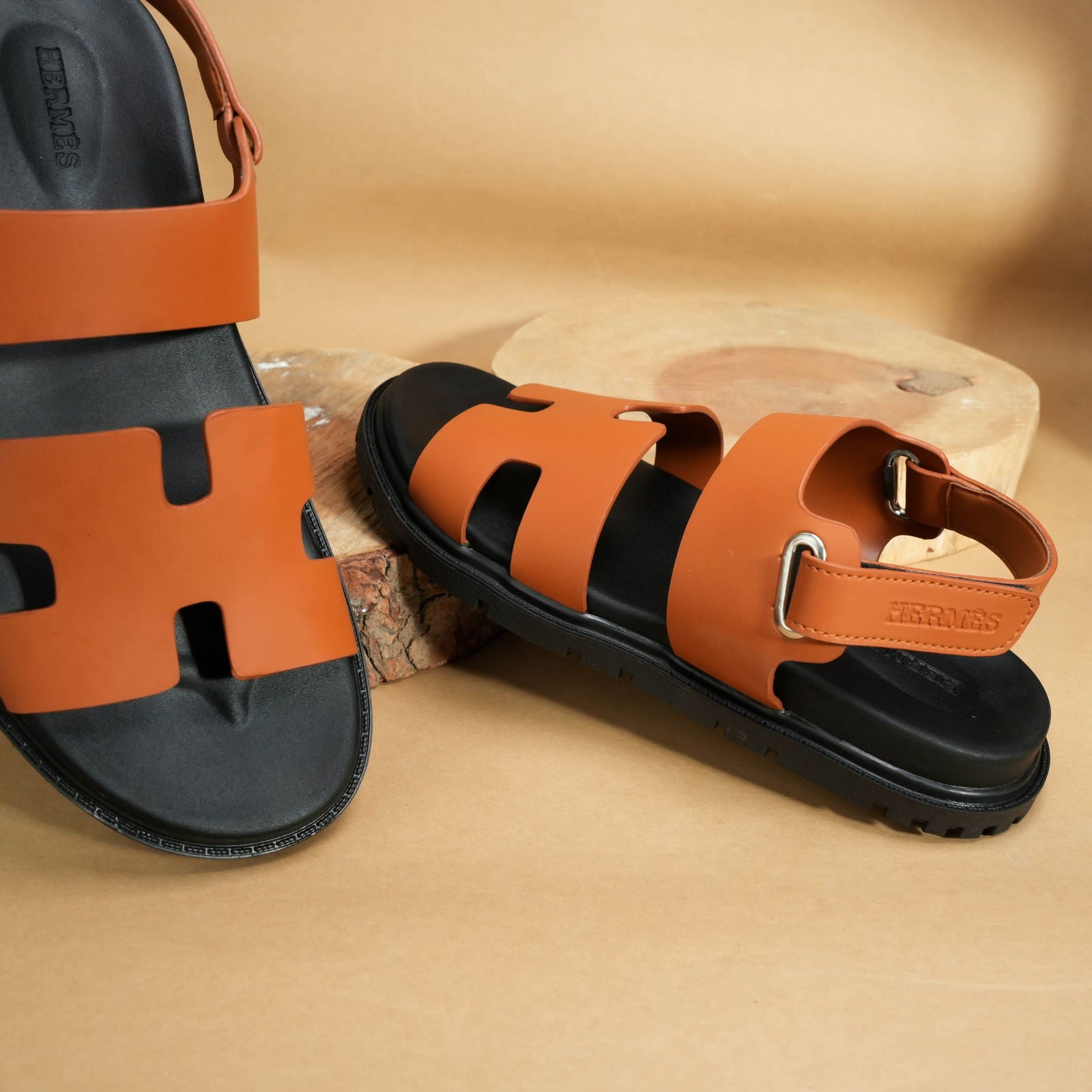 Genius Sandals Brown - ShoesRepublic