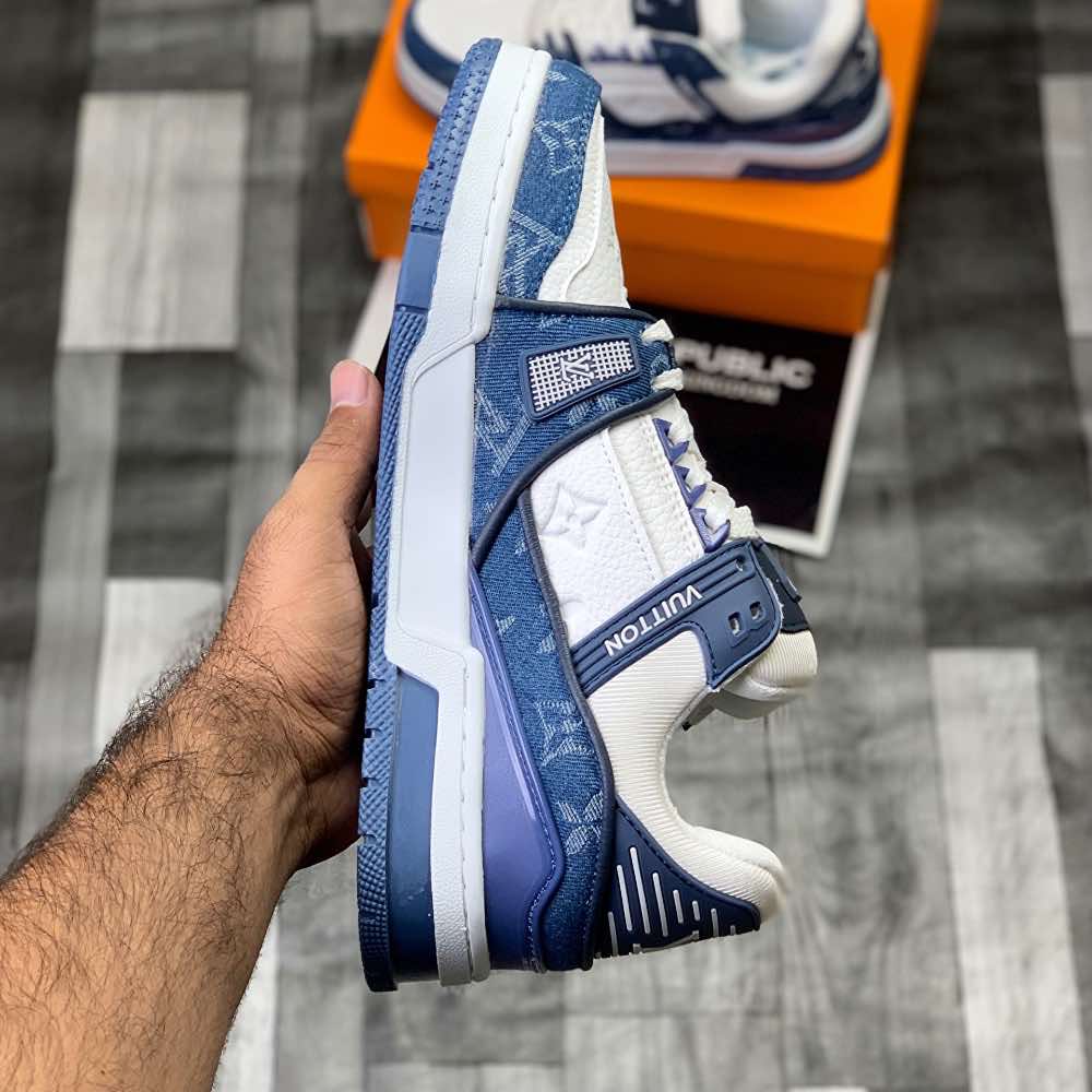 Lo-Vi Trainers Navy | Versatile Style, Easy to Match - ShoesRepublic