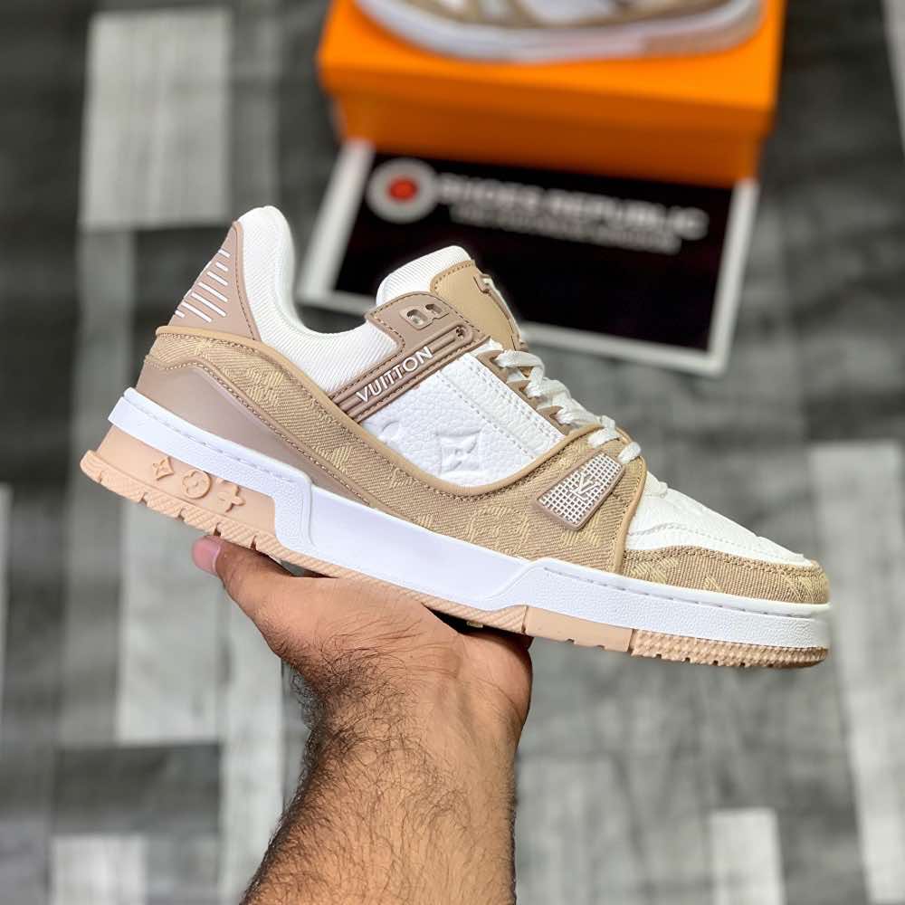 Lo-Vi Trainers Wheat | Earthy Tones, Casual Vibes - ShoesRepublic