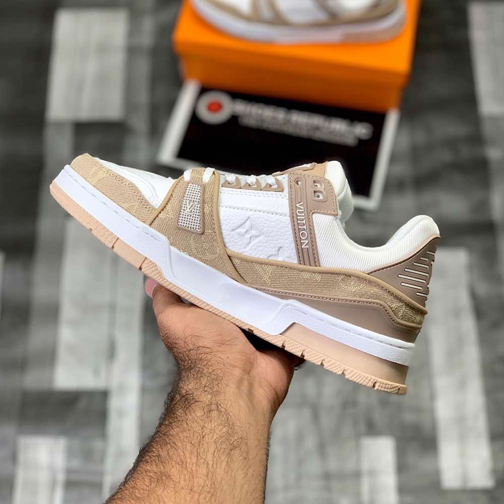 Lo-Vi Trainers Wheat | Earthy Tones, Casual Vibes - ShoesRepublic