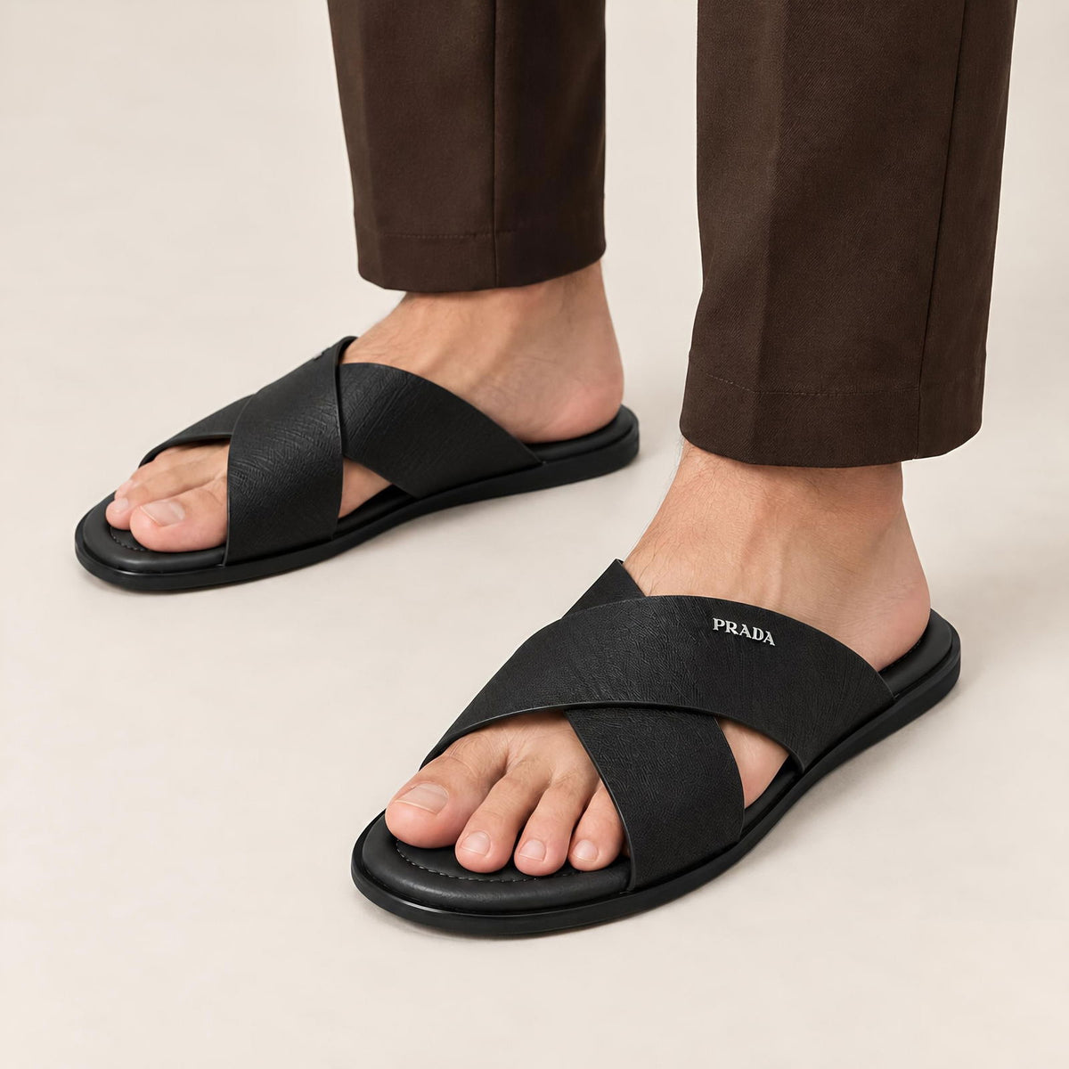 Saffiano Cross (Black) - ShoesRepublic