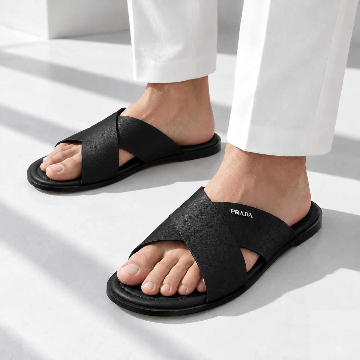 Saffiano Cross (Black) - ShoesRepublic