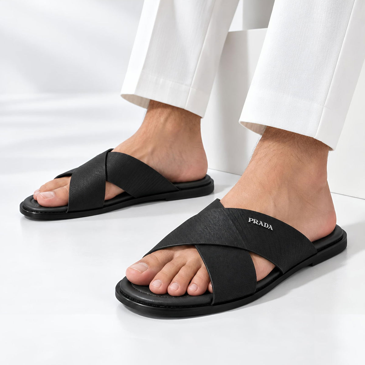 Saffiano Cross (Black) - ShoesRepublic