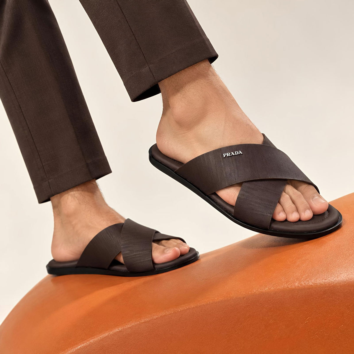 Saffiano Cross (Brown) - ShoesRepublic