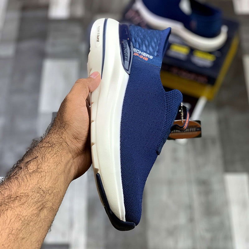 Skeccherrs Hyperburst Slip-ins "Navy" - ShoesRepublic
