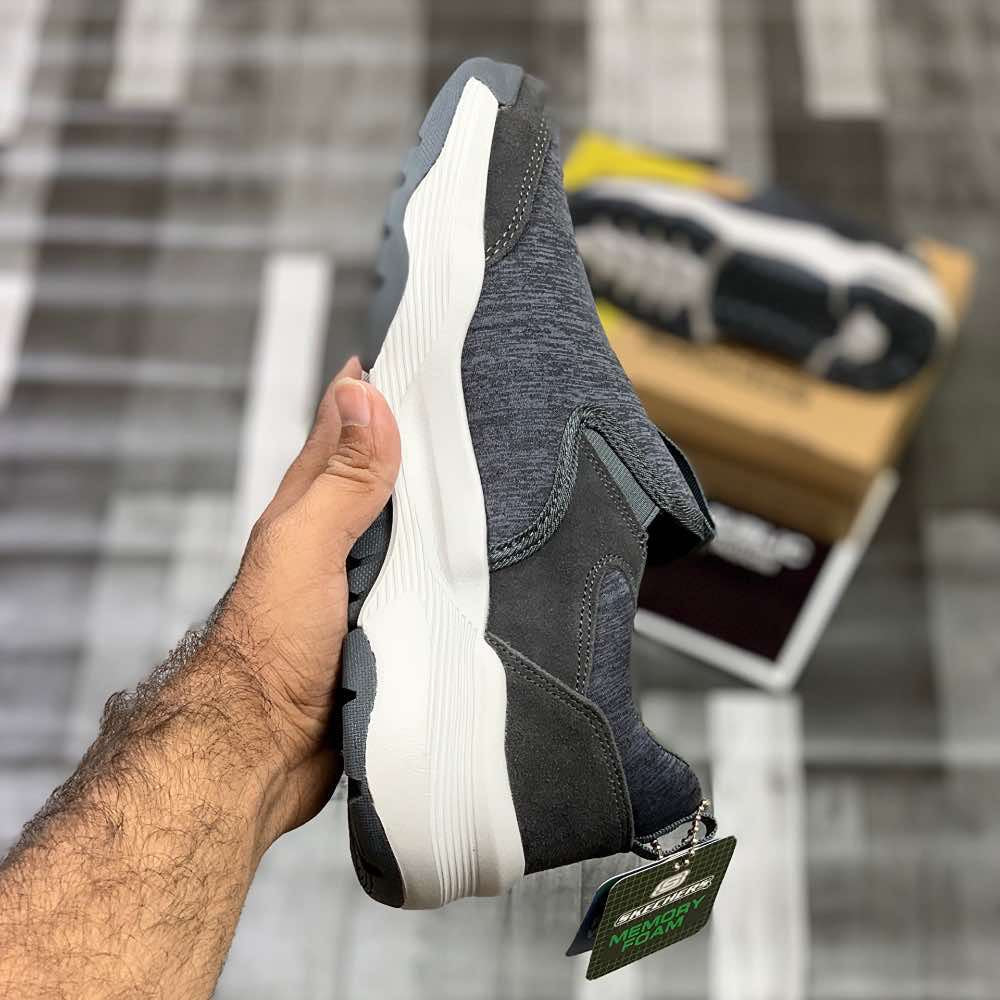 Skecherrs Archfitt Slip-In "Grey" - ShoesRepublic