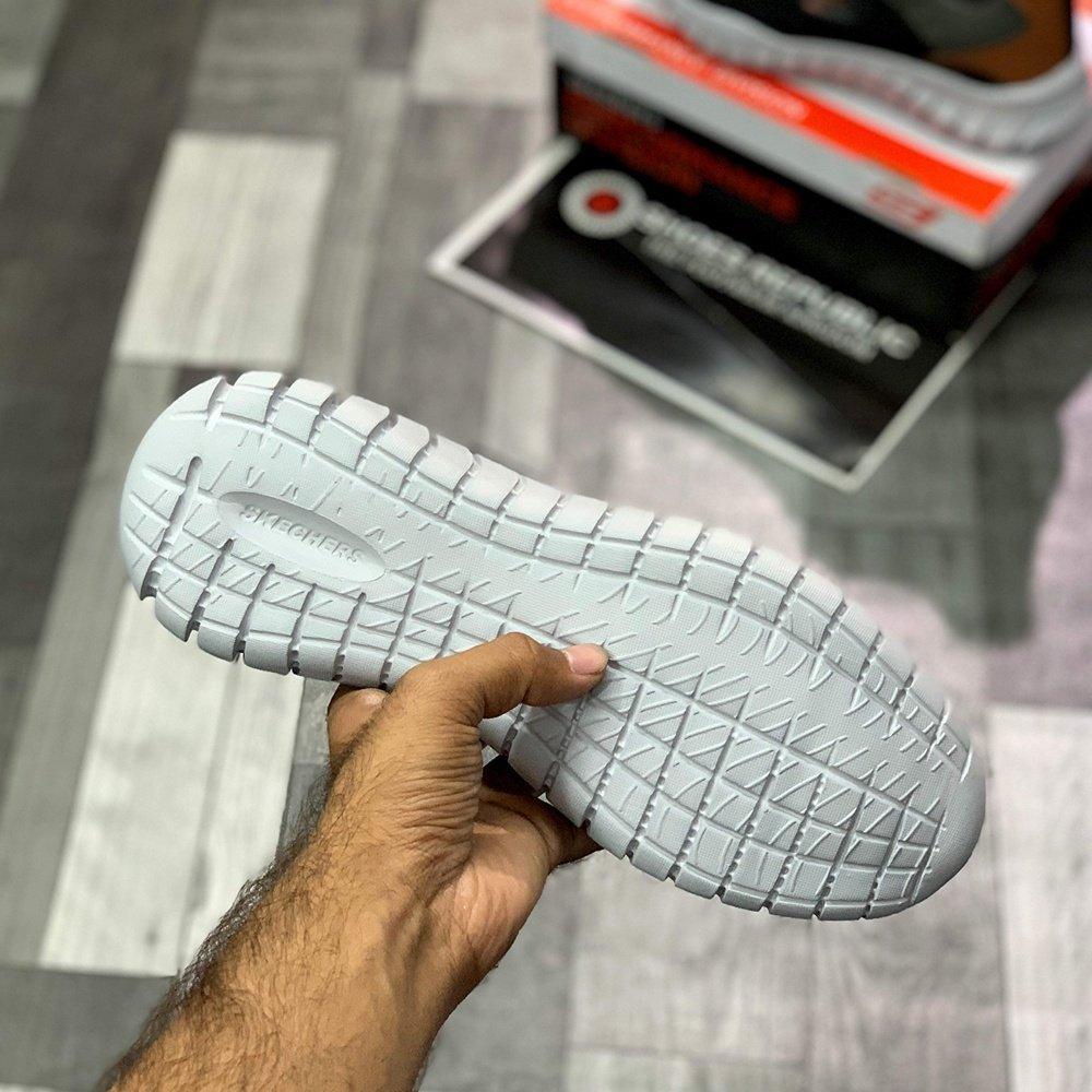 Skecherrs Overhaul Betley Air Cooled Memory Foam “Navy Blue” - ShoesRepublic