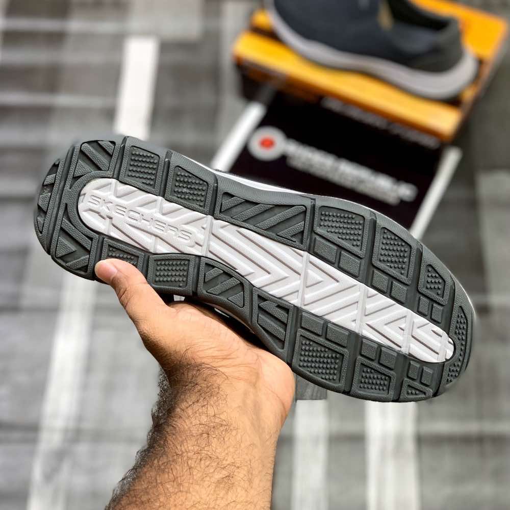 Skecherrs Relaxed Fitt with Air-Cooled "Grey" - ShoesRepublic