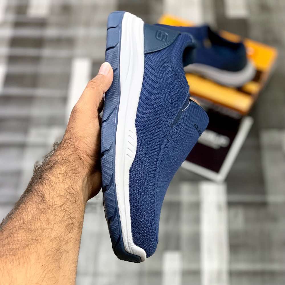Skecherrs Relaxed Fitt with Air-Cooled "Navy" - ShoesRepublic