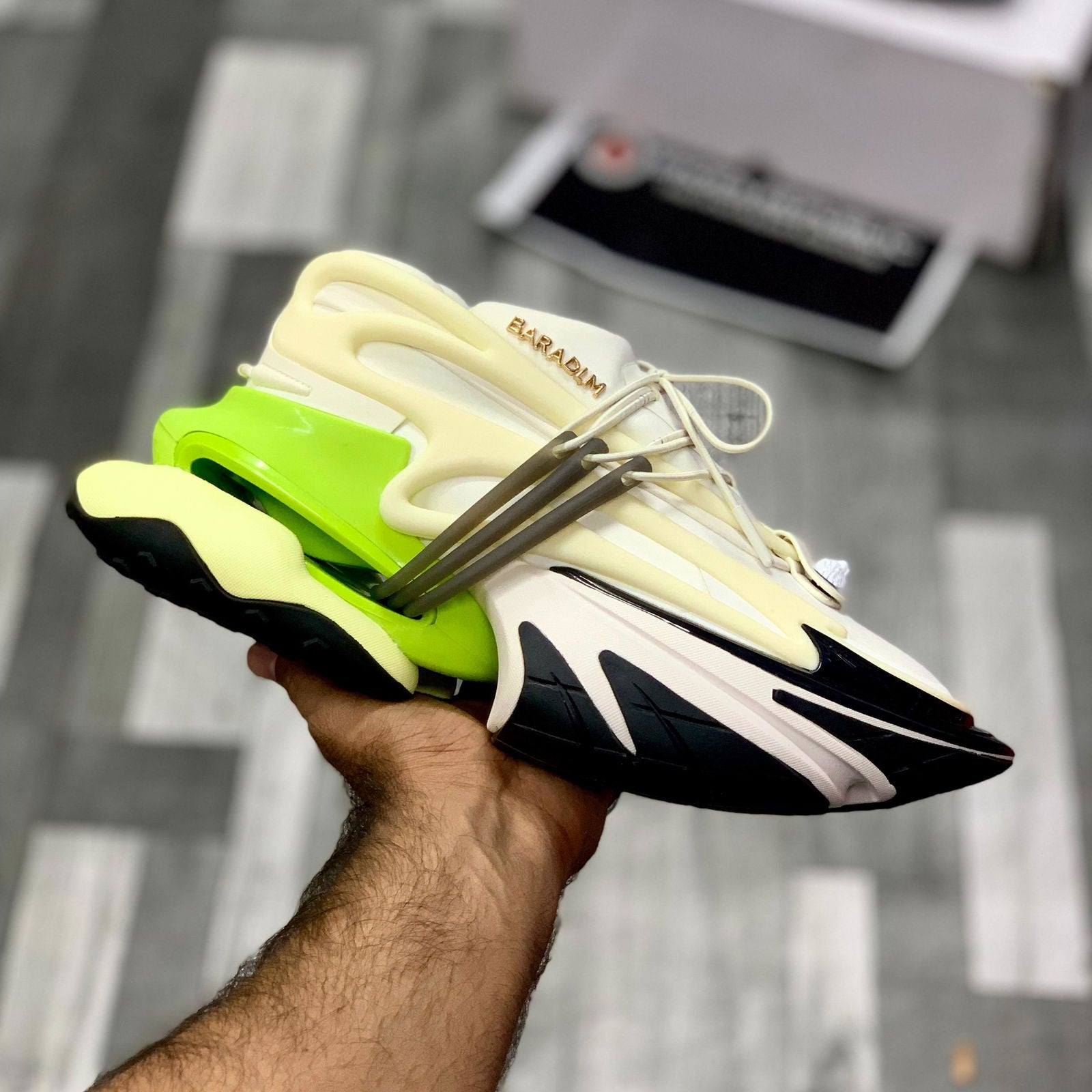 Whiite Neon Unicorn Shoe Light Up Your Look