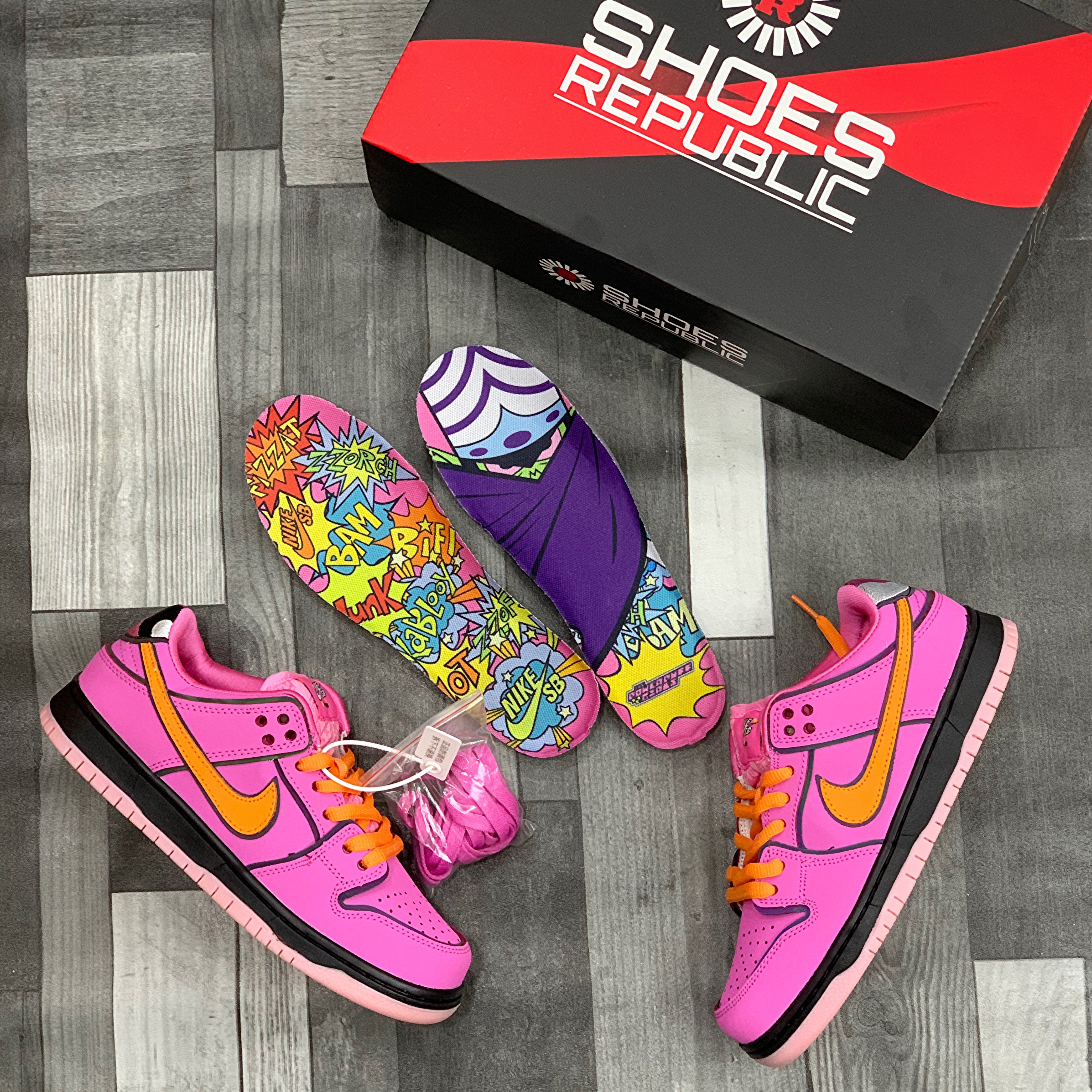 SB Dunkks Powerpuff Edition (Blossom)