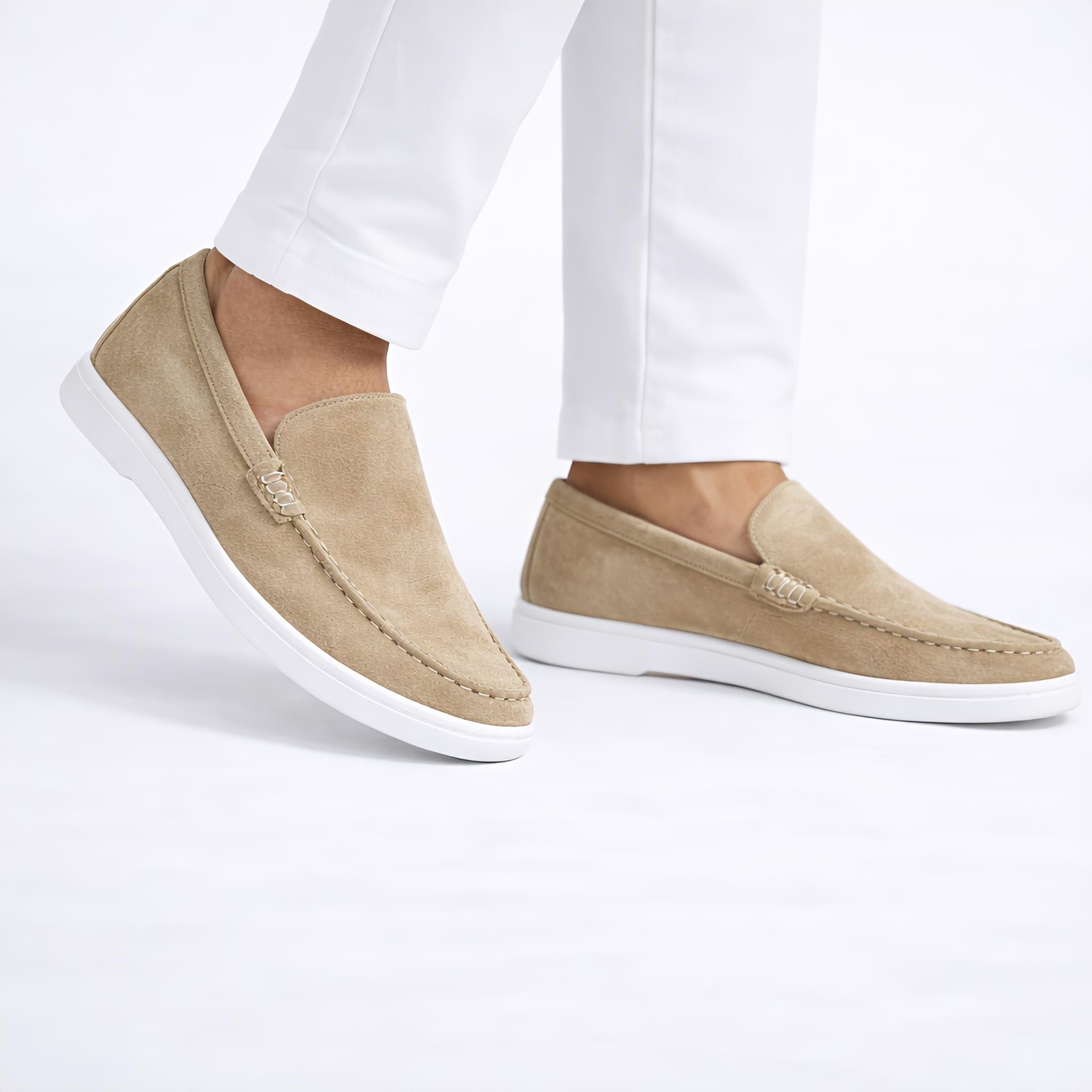 Suede Loafer Dune Suede- 100% Pure Suede Leather
