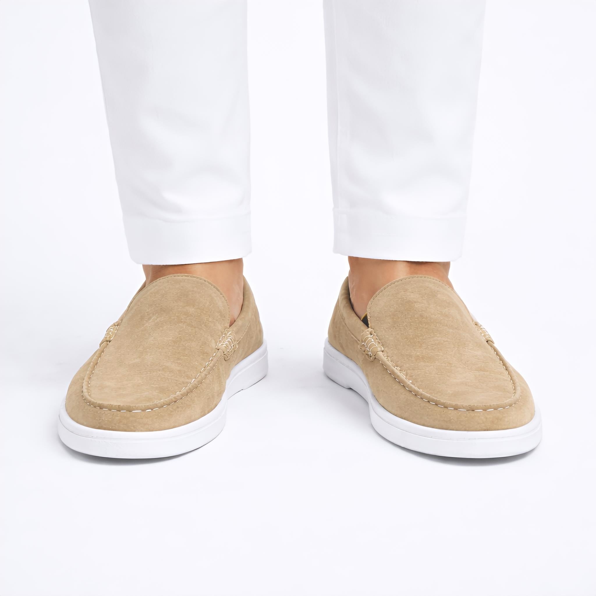 Suede Loafer Dune Suede- 100% Pure Suede Leather