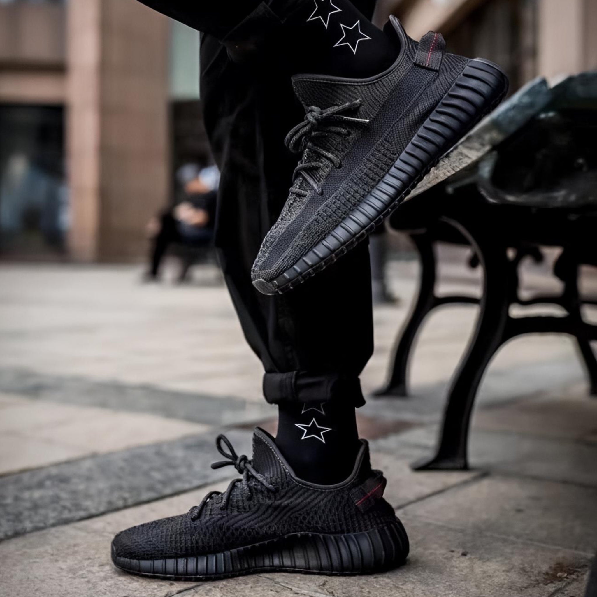 Yeezzy 350 v2 (Black Reflective) Premium 1:1 UA Batch