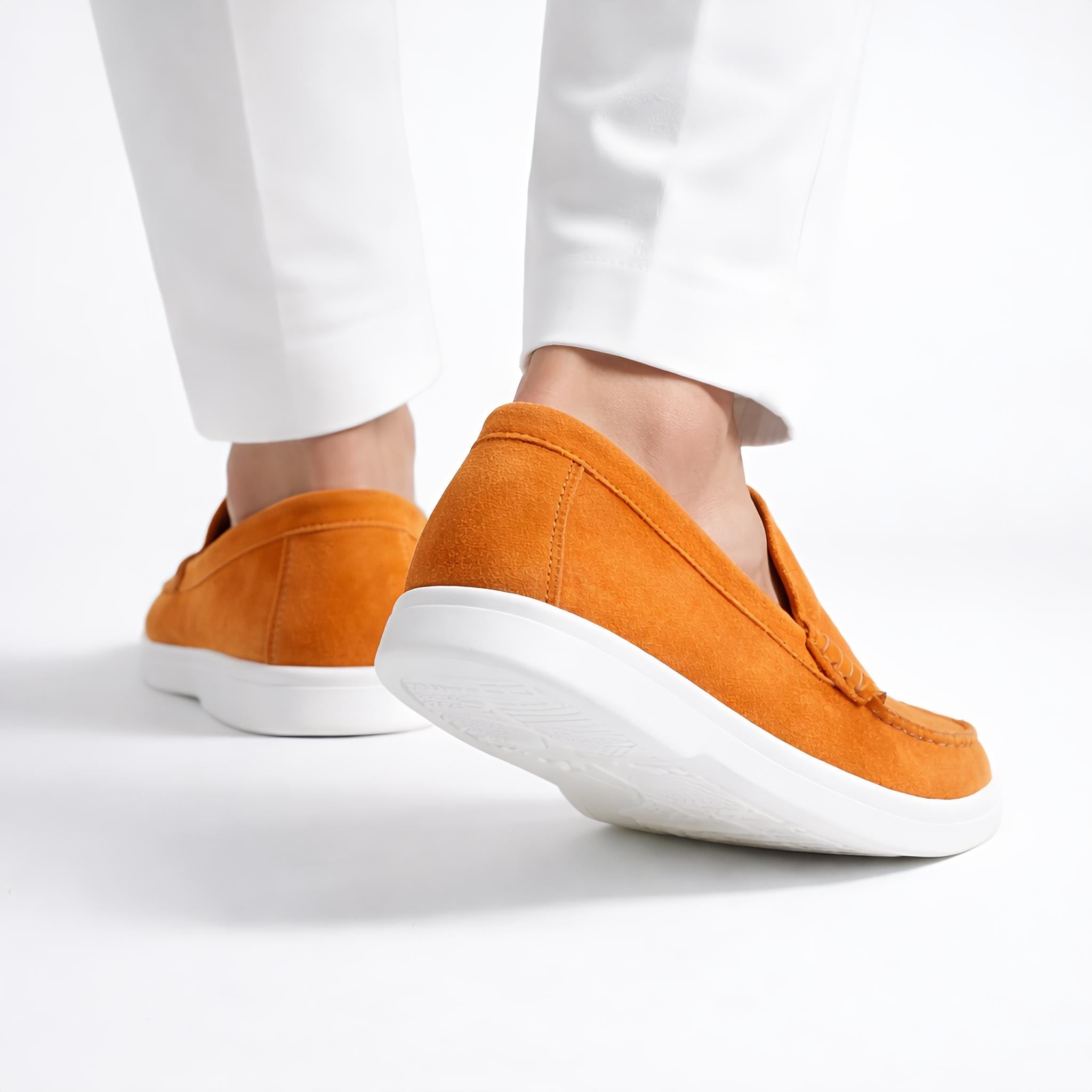 Suede Loafer Cosmic Flame- 100% Pure Suede Leather