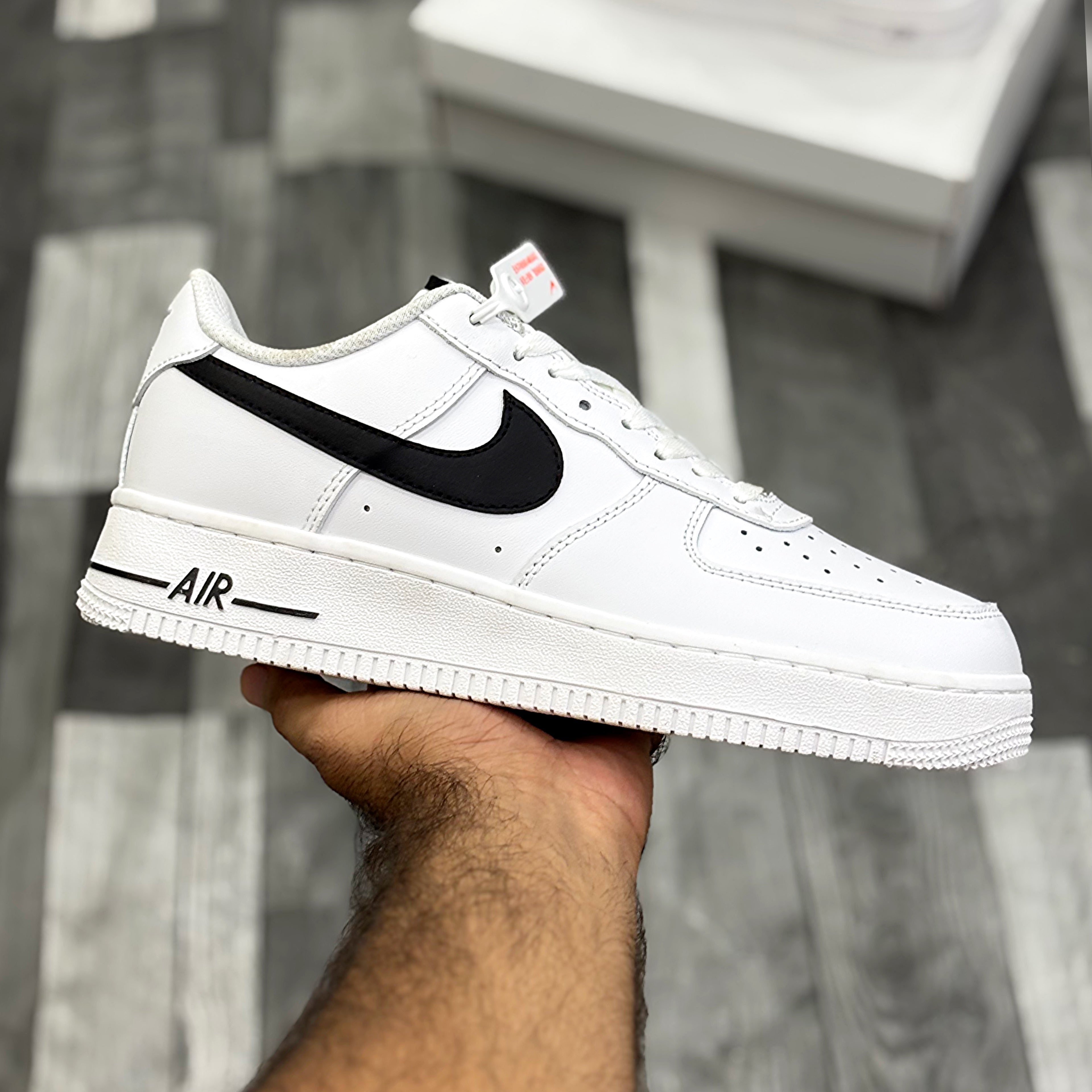 AF-1 White Black Swoosh Premium Batch