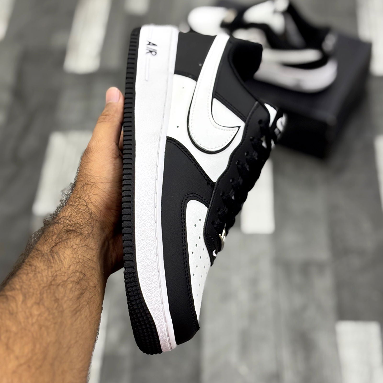 AF-1 Black White Premium Batch - ShoesRepublic 