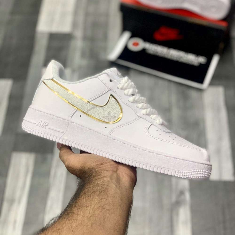 AF-1 Custom Lo-Vi Rope (White) - ShoesRepublic 