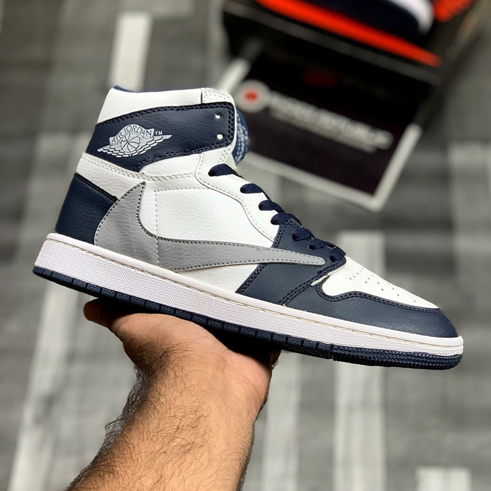 AJ-1 High Traviis (Midnight Navy) - ShoesRepublic 