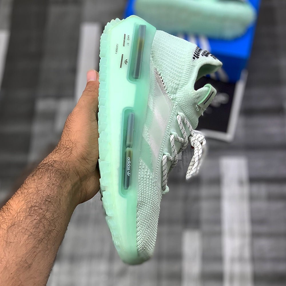 Adii NMD-S1 (Aqua) | Bold Pop of Color & Comfort - ShoesRepublic 