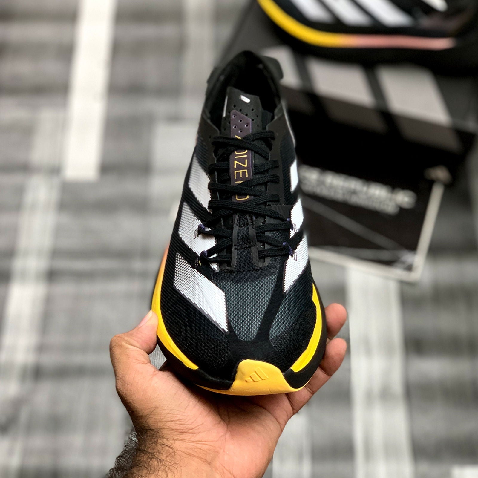 Adiizero Adios Pro 3 (Black) Ultra lightweight Premium Batch - ShoesRepublic 