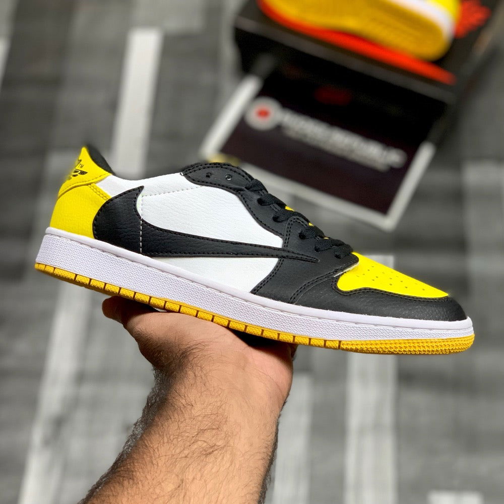 Aj-1 lows Traviis (Yellow) - ShoesRepublic 